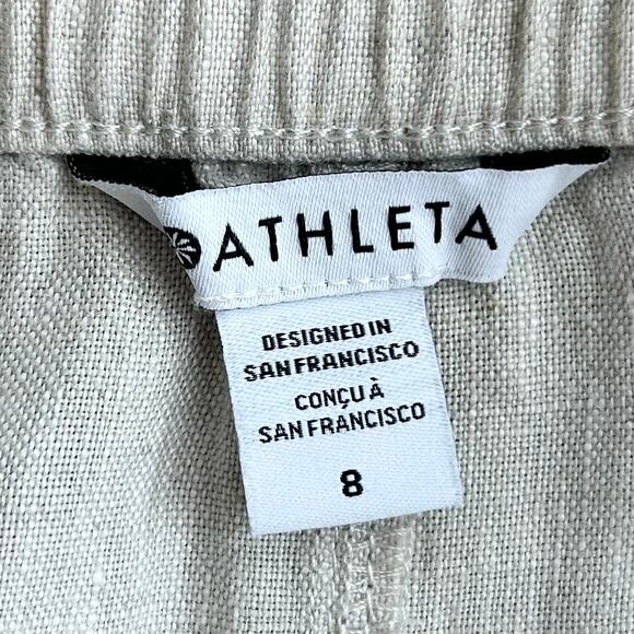 Athleta Velocity 100% Linen Cargo Pocket Skirt - Picture 9 of 11